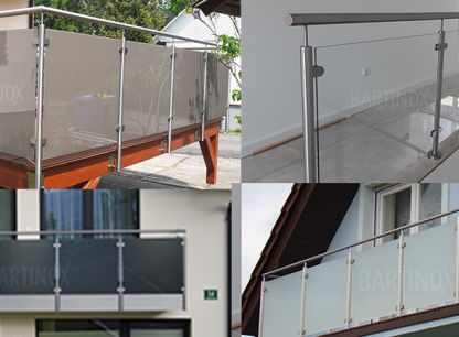 BALUSTRADY ZE SZKŁEM 